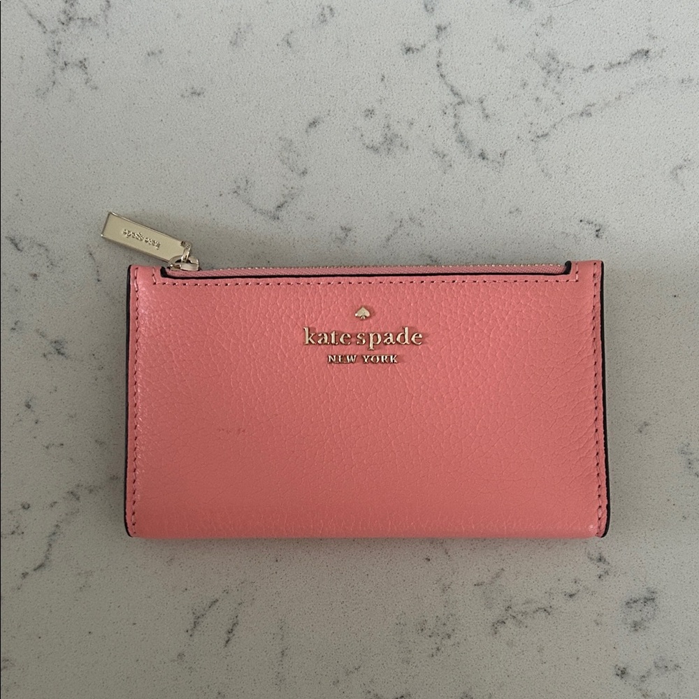 Kate Spade Coral Leather Wallet - Picture 3 of 6
